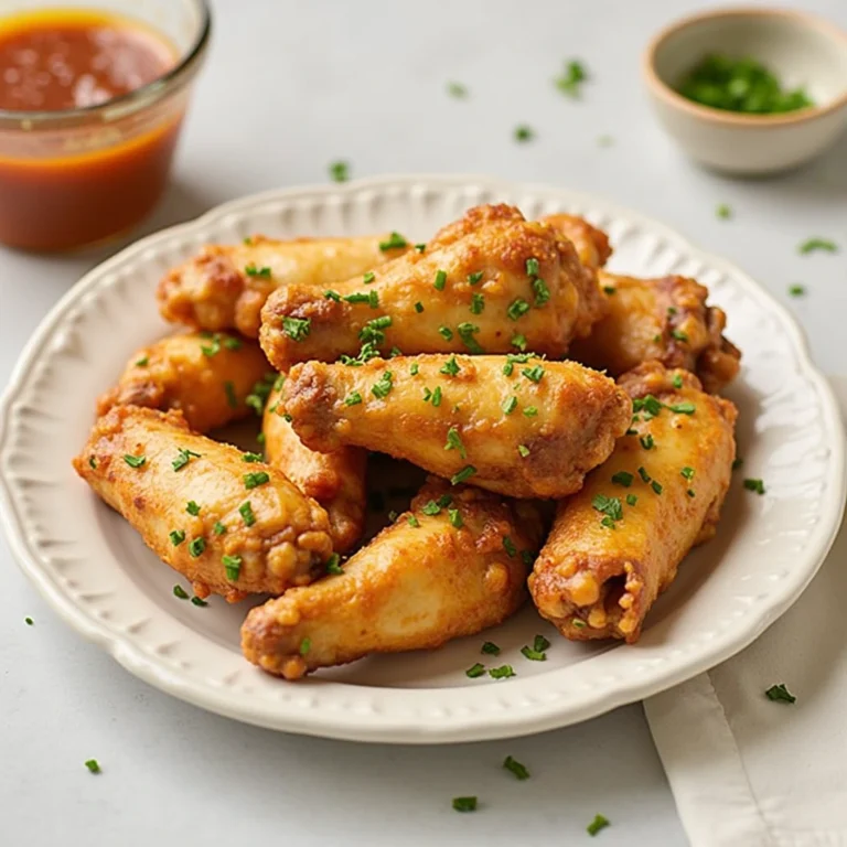 Fried Chicken Wings Using Italian Salad Dressing Recipe