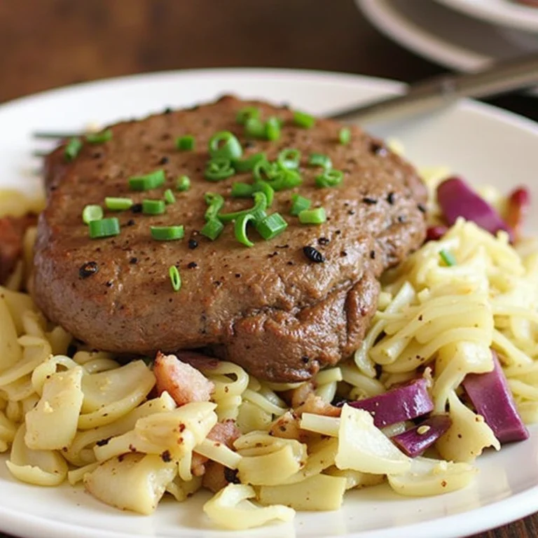 Napa Cabbage Recipe with Steak