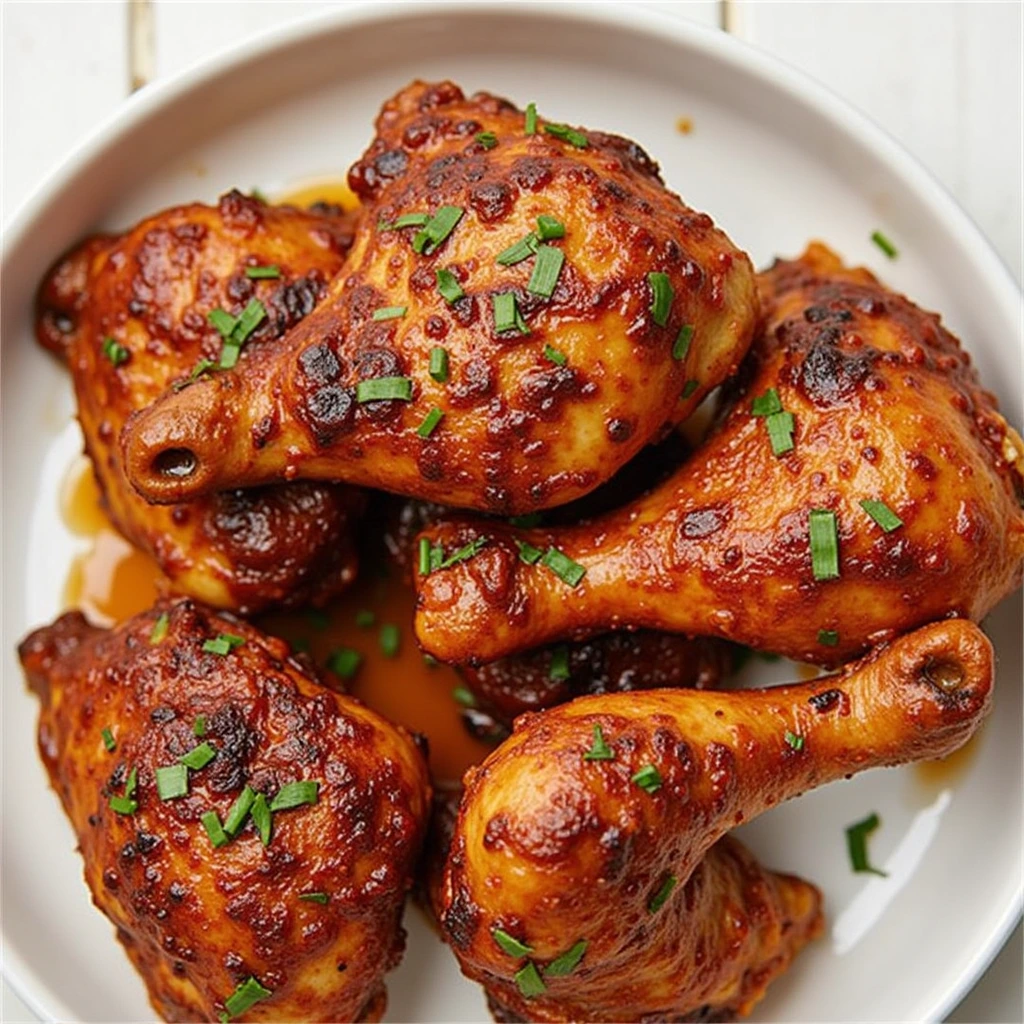 Recipe for Honey Bourbon Barbecue Chicken