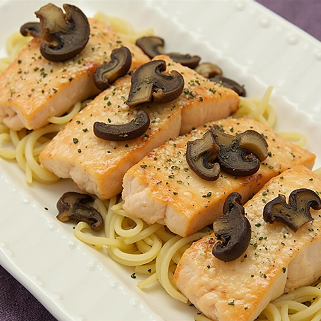 Salmon Recipes Mushrooms​