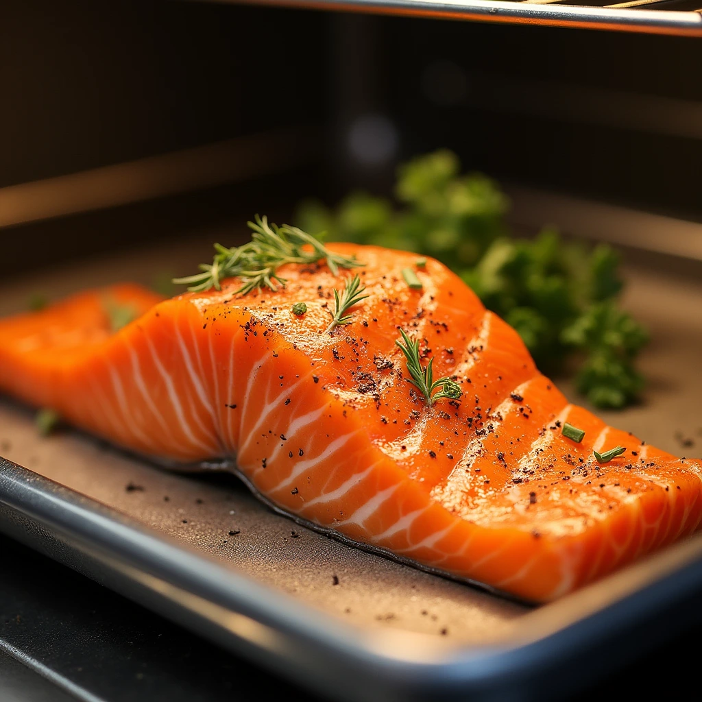 Salmon in Convection Oven